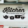 WISH KITCHEN transfronteiriço cozinha restaurante criativo esculpido adesivos de parede decoração fabricantes atacado