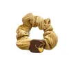 Scrunchie de Letra de Alta Qualidade Versátil em Formato de Coração Elástico Alto Rabicó Corda de Cabelo Acessório de Cabelo para Mulheres
