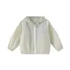 Ropa de Protección Solar de Verano para Niños y Niñas, Ropa de Protección Solar Brisa de Verano, Chaqueta con Capucha para Bebé para Exteriores, Versátil