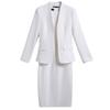 Chaqueta de Traje Blanca para Mujer Venta al por Mayor Otoño Nuevo Traje de Vestir Traje de Corte Slim Profesional Falda para Mujer