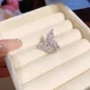 Brinco Ear Cuff Estrela de Zircônia Azul Brilhante para Mulheres, Lote Pequeno, Personalizado, Clipe de Orelha Doce e Cool, Brinco Exquisito e Versátil para Mulheres