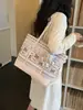 Bolsa de Mujer Estampada Linda y Dulce 2026 Nueva Moda Estilo Coreano Bolsa Baguette de Nicho Bolso de Hombro Bolso Tote para Mujer