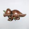 Globo de modelado de película de aluminio con tema de dinosaurio animal de dibujos animados, dragón de cuello largo, Brontosaurio, Tiranosaurio, decoración para fiesta de cumpleaños infantil