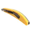 Ventas en stock cuchillo de arte de metal de empuje manual acero inoxidable cuchillo de herramienta grande portátil con dispositivo afilado para desembalar