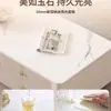Estilo Cream Armário de TV de Madeira Maciça Sala de Estar Casa Simples Moderno 2025 Novo Combinação de Mesa de Centro de Ardósia com Armário de TV