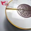 Manijas de Puerta Redondas a Juego de Sala Privada de Casa Club de Gama Alta, Manijas de Puerta de Villa Personalizadas, Manijas de Puerta de Aleación de Aluminio Estilo Chino