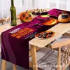 Camino de Mesa Halloween Transfronterizo 2025 Estilo Nuevo Mantel Banner Impreso de Alta Gama Decoración Fiesta Festiva Bandera Personalización