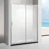 Comercio Exterior Hotel y B&B Ingeniería Vidrio Templado Mampara Cabina de Ducha Separación Seca y Húmeda Forma de L Puerta Doble Corredera Cabina de Ducha