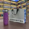 Taza Isotérmica de Titanio Puro para Uso Doméstico, Taza de Té para Coche para Hombres, Taza de Regalo de Gama Alta, Taza de Bolsillo Mini con Alto Valor Estético