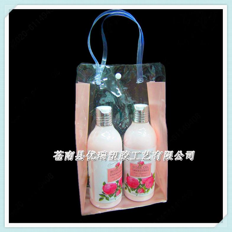供应pvc透明手提袋 pvc胶袋 pvc礼品包装袋 塑料pv