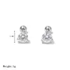 Brincos Redondos Pontilhados em Aço Titânio com Zircônia, Estilo Europeu e Americano, Luxo Leve, Sensação de Alto Padrão, Joia Versátil para Piercing, Brincos Femininos