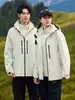 Nueva ropa de asalto tres en uno antisalpicaduras agua para hombre forro polar aislamiento resistente al frío senderismo al aire libre chaqueta para mujer