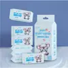 Paquete pequeño de toallitas húmedas para bebés y niños pequeños, toallitas de limpieza portátiles tipo toalla, mini toallitas húmedas para bebé