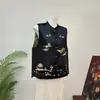 [Li] Novo colete jacquard bordado estilo chinês com design elegante e refinado, apresentando gola mandarim e estética tradicional chinesa, nova coleção outono 2026 para mulheres