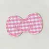 Novos Sapatos com Laço Xadrez Fofos e Acessórios de Meia Materiais DIY Artesanais Acessórios Capa de Celular Tamancos Decorativos