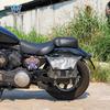 Coche muscle Wolf adecuado para la bolsa lateral xiangshuai XS650N bolsa lateral se puede instalar casco medio casco casco completo con cerradura marco de liberación rápida modificación