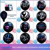 Balão Grande Transfronteiriço de 36 polegadas Preto Impresso Balão Revelação de Gênero MeninoouMenina Atmosfera de Bebê Decoração de Festa