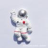 Copyright Transfronteiriço Ponto Planeta Astronauta Nave Espacial Resina Ímã de Geladeira Terra Lua Ímã Decorativo de Geladeira