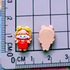 Mini Lanternas da Série de Ano Novo e Festival da Primavera, Sacos da Sorte, Presilhas de Cabelo com Moedas de Cobre, Presilhas de Garra, Acessórios de Resina para Nail Art com Cola de Creme DIY