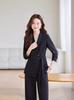 Conjunto de Traje de Color Albaricoque para Mujer para Primavera y Otoño, Diseño de Alta Gama, Atuendo Profesional de Nicho, Estilo Diosa Elegante, Chaqueta Entallada
