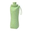 Botella de Agua Deportiva de 800 ml Vaso de Agua Plegable de Silicona Botella de Agua Portátil para Viajes Gran Capacidad Tapa Interior a Rosca Antifugas Botella de Agua Telescópica