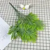 Buquê Artificial com Folhas de Planta Verde, Buquê Artificial Hidratante, Planta Decorativa para Paisagismo de Shopping Center Decoração Suave Acessórios para Arranjo de Flores