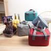 Nueva bolsa de picnic para niños de pequeña capacidad, bolsa térmica para el almuerzo, bolsa de aluminio, bolsa portátil para lonchera, bolso de mano con aislamiento frío