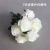 Flores de Casamento Brancas Teto do Salão de Casamento Materiais de Flores Brancas Adereços de Decoração Flores de Seda Arranjo de Flores de Hotel Adereços de Guia de Estrada
