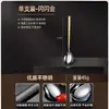 Cuchara de acero inoxidable grado alimenticio vajilla para estudiantes mango largo cuchara para el hogar para comer cuchara de arroz para adultos cuchara de sopa coreana