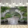 Tapiz de Paisaje de Ventana de Venta Caliente Transfronteriza Tela de Fondo Tela de Pared Tapiz Impreso Digitalmente Tela Decorativa para Habitación Dormitorio