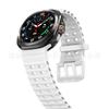 Para Samsung Galaxy Watch 7 Ultra Pulseira de Silicone Azul Marinho 47mm Pulseira Oficial Respirável