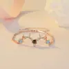 Directo de fábrica un ciervo tiene su pulsera de pareja de proyección 100 idiomas Te amo Joyería de cornamenta simple japonesa y coreana
