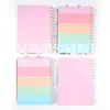 Cuaderno de descompresión A5 cuaderno de colores papelería de descompresión para estudiantes de primaria bloc de notas de silicona espiral de unicornio venta al por mayor