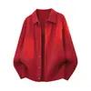 2026 Novo Suéter Masculino Tendência Tricô com Ponto de Trança Gola Lapela Casual Solto Jaqueta Retrô Estilo Coreano Cardigan de Tricô Masculino