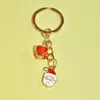 Lindo Llavero Navideño de Dibujos Animados para Uso Diario, Bolso Escolar, Cartera, Colgante de Joyería, Regalo Individual