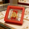 Pegatina de Teléfono Shuibei Gold Gato de la Suerte Oro Puro Pegatina de Buena Fortuna Decoración para Teléfono Móvil Regalo para Evento Regalo Pequeño