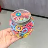 Faixa de Cabelo Colorida Infantil Não Machuca Cabelo Anel de Toalha Elástico Alto para Cabelo Anel de Cabelo para Menina Bebê Anel para Polegar