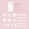 Pacote de Adesivos Série Mo Mo Lace Story 30 Peças de Renda Vintage Materiais Decorativos DIY para Diário Adesivos Decorativos Transfronteiriços 6 Tipos