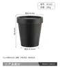 Tanque de plástico de boca larga caixa de máscara 200g tanque de pasta esfoliante frasco de creme cônico tanque de plástico para máscara de lama material de embalagem para pote de sorvete