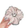 Gomita de Chifón Dulce y Suave para Mujer, Elegante Lazo para Cola de Caballo, Moderno Accesorio para Moño, Diadema Elástica