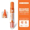 6Bvq Caneta Branca Japonesa Apagável V Reta Líquido Tinta de Grande Capacidade Educação Treinamento Escritório Núcleo Substituível Branco