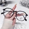 Monturas de Gafas Lisas, de Aspecto Adelgazante, Anti-Luz Azul para Hombres y Mujeres, Monturas de Gafas a la Moda y Sencillas que se Pueden Combinar con Gafas de Montura Grande