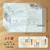 Clip de Almacenamiento con Palanca Giratoria Plástico Carpeta A3 Bolsa de Almacenamiento para Exámenes Inserto Transparente Carpeta A4 para Estudiantes Hojas Sueltas