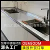 Comercio Exterior OEM ODM Personalizado Gabinetes de Cocina de Acero Inoxidable para Interiores, Estufa y Alacena Simples, Cocina de Interior Impermeable y a Prueba de Óxido