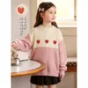 Suéter para Niñas Ropa de Otoño 2026 Nuevo Elegante Suéter Pulóver para Niños Grandes Ropa de Punto de Celebridad de Internet Capa Base de Invierno para Niños