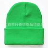 Venta directa de fábrica comercio exterior gorro de punto con pestaña acrílica gorro de punto con placa de luz