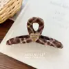 Pinza para el Cabello de Lana con Forma de Corazón Estilo Universitario para Otoño e Invierno con Pinza Lateral y Pinza de Tiburón para Moño en la Parte Trasera de la Cabeza Accesorio para el Cabello para Mujer