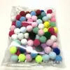 Decoração artesanal 1,5 cm 100 pacote bola de cabelo boneca confusa saia material ciência e educação acessórios