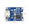 TP4056 Batería de Litio 18650 3.7V 3.6V 4.2V Tablero de Carga de Batería de Litio 1A Protección Contra Sobrecarga y Sobredescarga