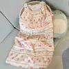 Embalagem física 202619207 # Camisola feminina de algodão nuvem de verão com bojo para uso doméstico
